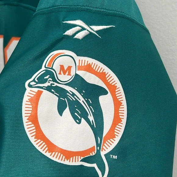Vintage Reebok Size 54 Dan Marino Reversible Dolphins Jersey - Picture 12 of 16
